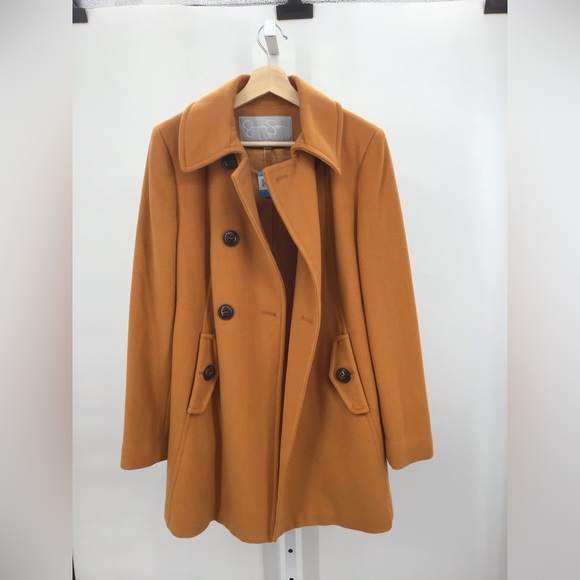 Jessica Simpson Women's Mustard Coat Size M - Picture 1 of 5